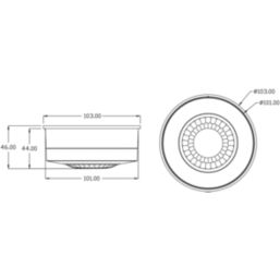 Timeguard PDRS1500N Indoor & Outdoor White PIR Sensor 360°