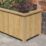 Rowlinson Heritage Rectangular Planter Natural 43cm x 153cm x 42cm