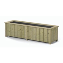 Rowlinson Heritage Rectangular Planter Natural 43cm x 153cm x 42cm