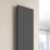 Reina Flat Double 1800mm x 440mm 3983BTU Anthracite Vertical Designer Radiator