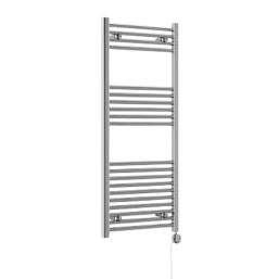 Terma 1200mm x 500mm 1023BTU Chrome Flat Electric Towel Radiator