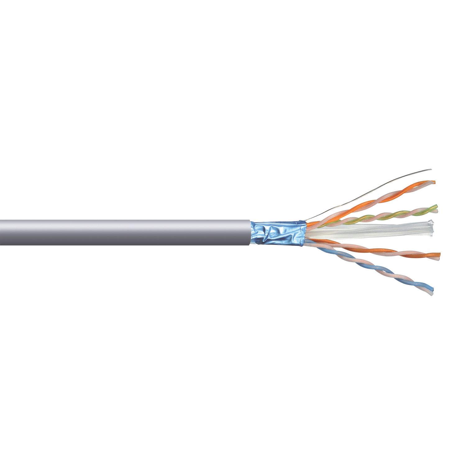 Time Cat 6 Grey 4-Pair 8-Core Unshielded Ethernet Cable 305m Box (625JY)