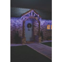 720 LED Indoor & Outdoor Blue & White Icicle Christmas Lights 310lm