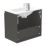 Newland  Double Door Wall-Mounted Vanity Unit with Basin Matt Midnight Mist 600mm x 370mm x 540mm