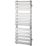 Towelrads 1200mm x 500mm 1157BTU Chrome Flat Designer Towel Radiator