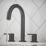 Hansgrohe Vernis Shape Matt Black 266mm Standard Lever 3 Tap Holes Basin Mixer Tap