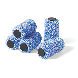 Harris Trade  Medium Pile Jumbo Mini Roller Sleeves Emulsion 4" x 40mm 5 Pack
