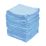 Essentials Microfibre Cloths Blue 380mm x 380mm 50 Pack