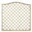 Forest Hamburg Lattice Curved Top Garden Screens 6' x 6' 4 Pack