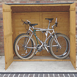 Shire  6' x 2' 6" (Nominal) Pent Timber Bike Store