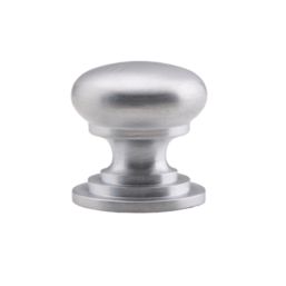 Fingertip Design  Victorian Cupboard Knob Satin Chrome 38mm