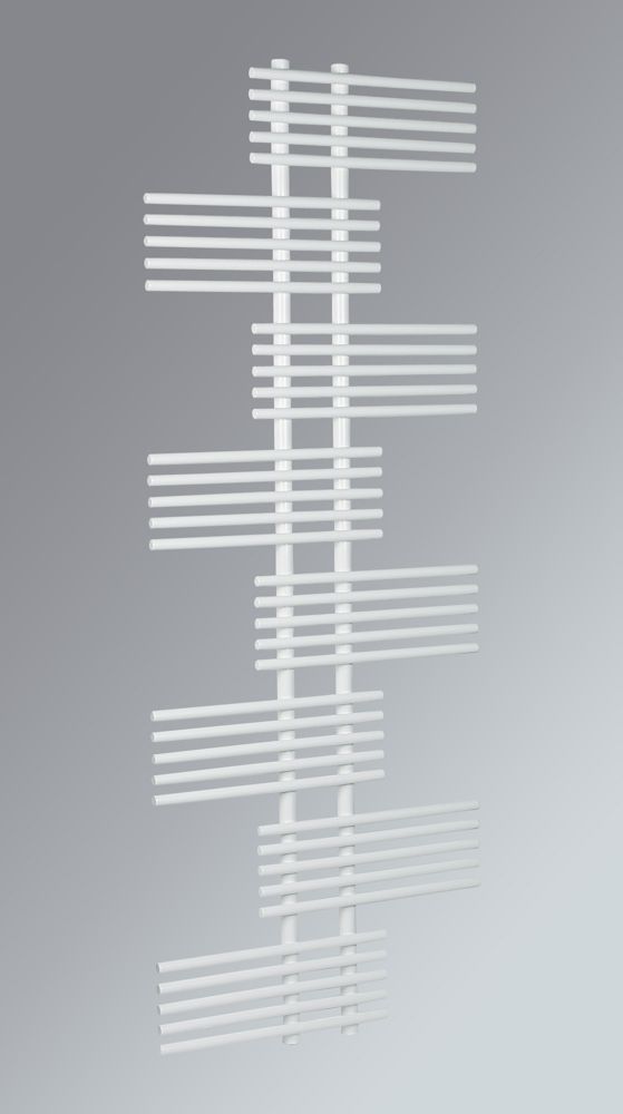 Ximax 1762mm x 650mm 2368BTU White Vertical Designer Radiator Screwfix
