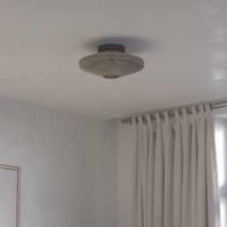 Eglo Midsumer Ceiling Light Black/Cream