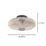 Eglo Midsumer Ceiling Light Black/Cream