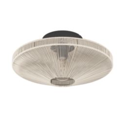Eglo Midsumer Ceiling Light Black/Cream