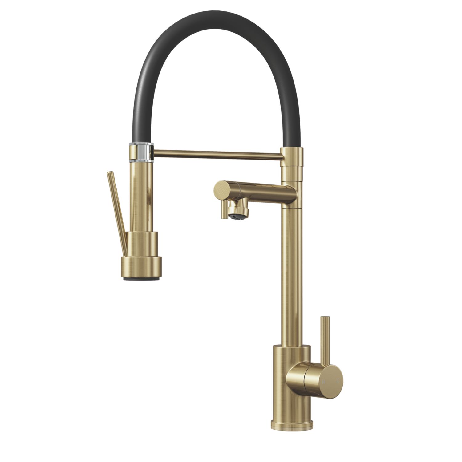ETAL Goda Multi-Use Kitchen Mixer Tap Brushed Brass (626FK)