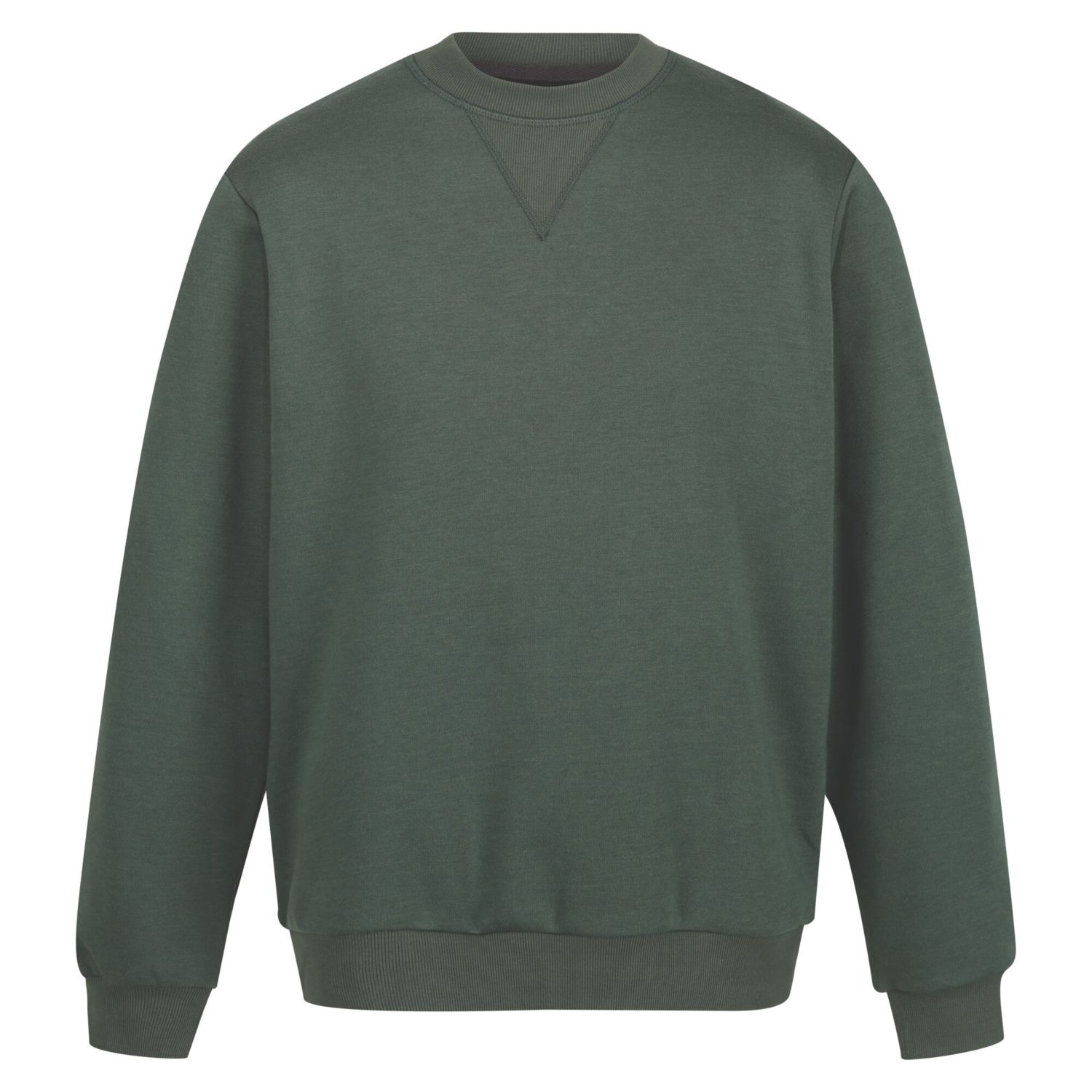 Regatta Pro Crew Neck Sweatshirt Dark Green Medium 40" Chest (626HW)