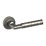 Smith & Locke Studland Fire Rated Lever on Rose Door Handles Pair Pearl Grey