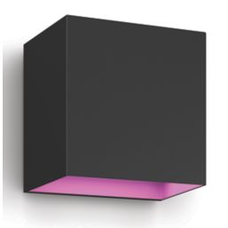 Philips Hue Resonate Outdoor LED Smart Down Wall Light Black 8W 590lm