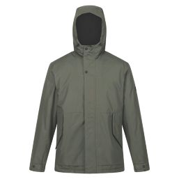 Regatta Sterlings IV Waterproof Jacket Dark Khaki X Large Size 46" Chest