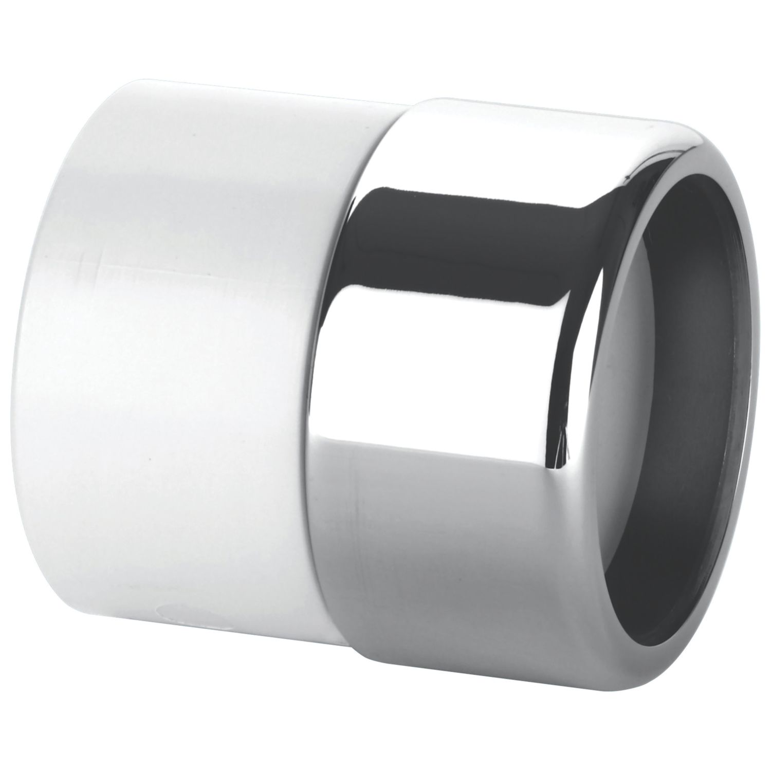 McAlpine ABS32/35G-CB Compression Connector White/Chrome 1 1/4" x 32 / 35mm (626KY)