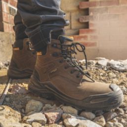 DEWALT Steelforge Size 6  Palm Brown Waterproof  Safety Boots