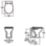 Armitage Shanks Sandringham 21  Back-to-Wall Toilet Bowl with Horizontal Outlet