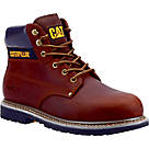 CAT Powerplant    Safety Boots Brown Size 9