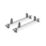 Van Guard VG211-2 Nissan Primastar 2022 on ULTI Van Roof Bars 1400mm