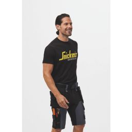 Snickers 2586 Short Sleeve T-Shirt Black Small 36" Chest