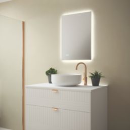 Light Tech Mirrors Hampton Rectangular Illuminated LED Mirror With 3300lm LED Light 500mm x 700mm