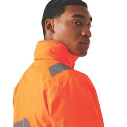 Regatta Dover Hi-Vis Jacket Orange 3X Large 50" Chest