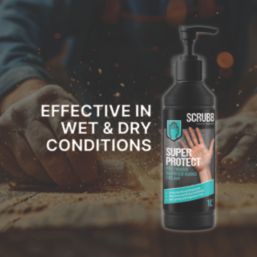 Scrubb Super Protect Pre-Work Hand Barrier Cream 1Ltr