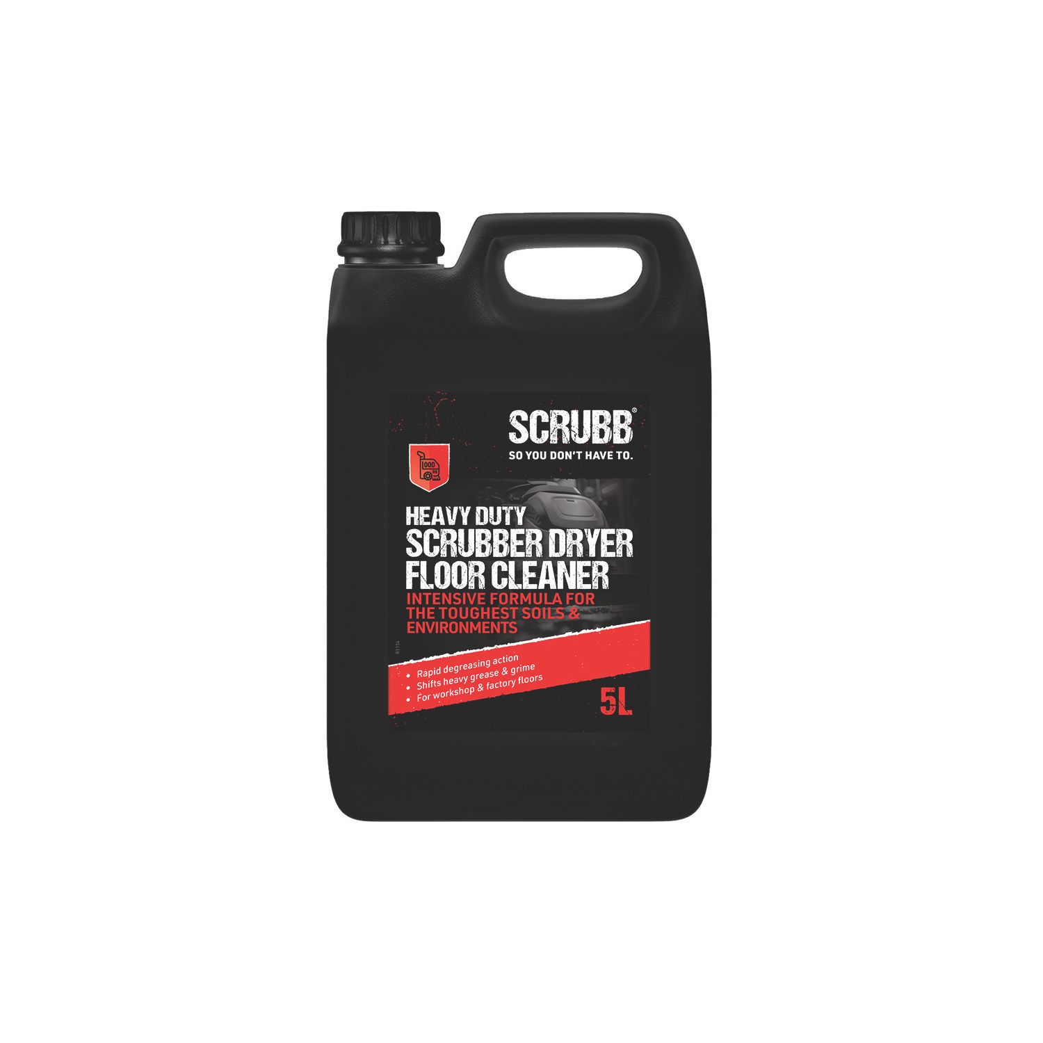 Scrubb Heavy Duty Scrubber Dryer Detergent 5Ltr (626YW)