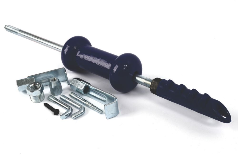 9Pc 6 Way 5Lb Dent Puller Slide Hammer Kit Auto Body Sheet Metal Repair DIY  Tool