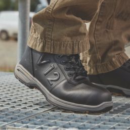 V12 Footwear Hyrax Size 2 Womens Black Water-Resistant  Safety Boots