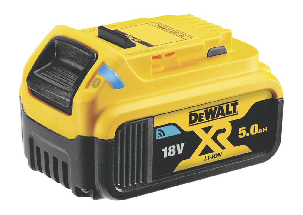 DeWalt DCB184B XJ 18V 5.0Ah Li Ion XR Tool Connect Bluetooth Battery