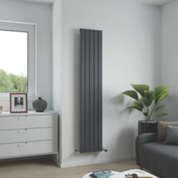 Ximax Edward 1800mm x 345mm 2338BTU Anthracite Vertical Designer Radiator
