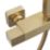 Highlife Bathrooms Orkney Rear-Fed Exposed Brushed Brass Thermostatic Shower
