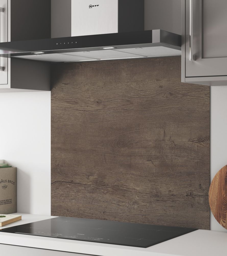 Wilsonart  Viking Oak Wide Hob Splashback 900mm x 800mm x 4mm