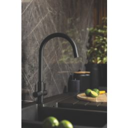 Streame by Abode Neo Dual-Handle Mono Mixer Matt Black