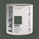 LickPro 2.5Ltr Green 06 Satin Water-Based Trim Paint