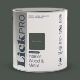 LickPro 2.5Ltr Green 06 Satin Water-Based Trim Paint