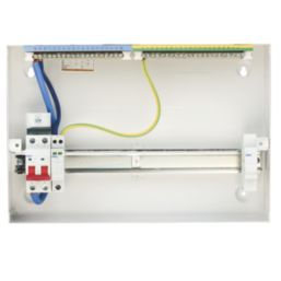 Deta PE1018S 18-Module 15-Way Part-Populated  Main Switch Consumer Unit with SPD