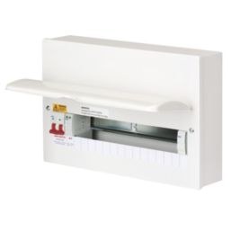 Deta PE1018S 18-Module 15-Way Part-Populated  Main Switch Consumer Unit with SPD