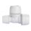 Hep2O  Plastic Push-Fit Reducing Keyless Tee 22mm x 15mm x 22mm