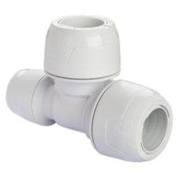 Hep2O  Plastic Push-Fit Reducing Keyless Tee 22mm x 15mm x 22mm