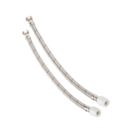 Hep2O Push-Fit Connection Flexible Tap Connectors 15mm x 1/2" x 500mm 2 Pack