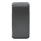 Knightsbridge Blank Switch Cover Anthracite