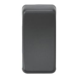 Knightsbridge Blank Switch Cover Anthracite